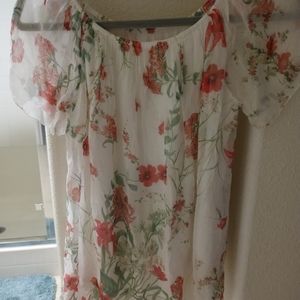 Luisa Ricci Floral Silk Blouse